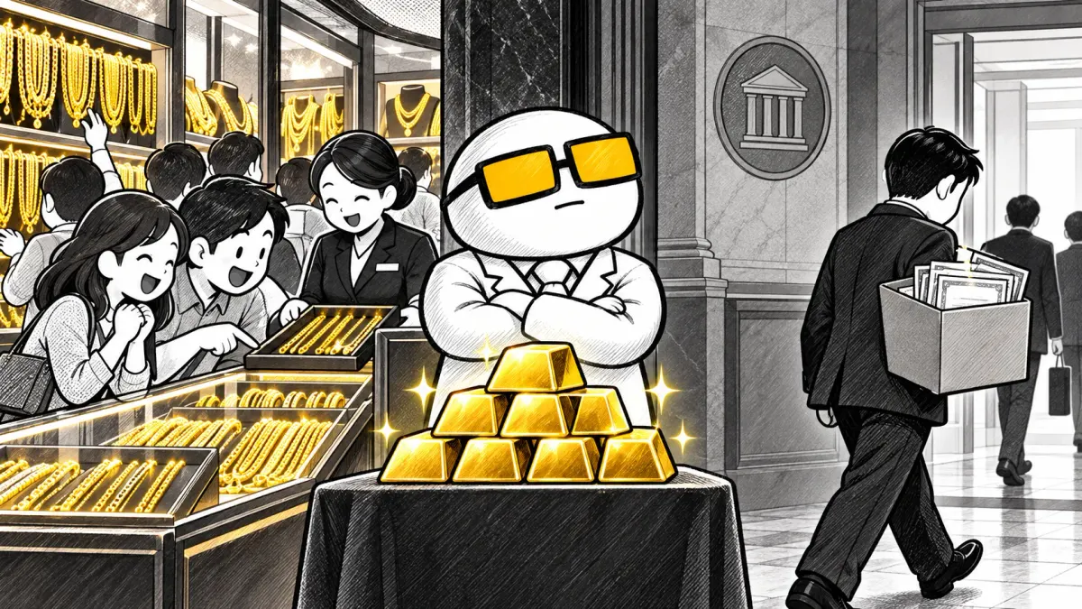 ภาพประกอบ Mr.GOLD: ร้านทองคึกคัก แต่กองทุนกำลังขาย